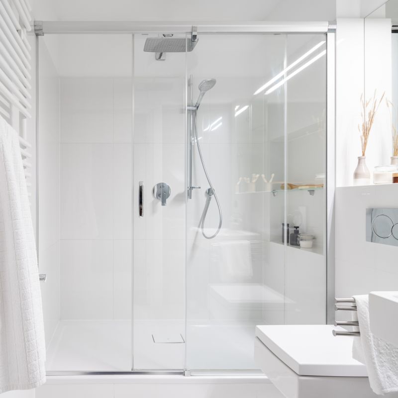 Modern Shower with Multiple Jets